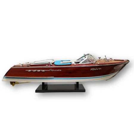 Super Riva Aquarama Lamborghini 50 cm – drewniany model luksusowej, włoskiej łodzi motorowej